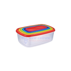 5PIECES RECTANGLE STORAGE BOX SET - 1421