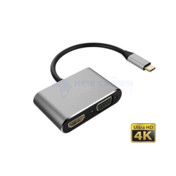 USB TO VGA & 4K HDMI 2 IN 1