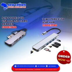 5 in 1 Type c to USB Hub SD Card Reader