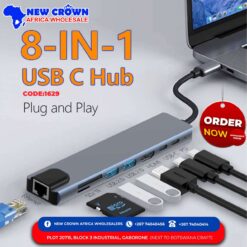 USB C HUB, 8 in 1 USB C Adapter with 4K HDMI