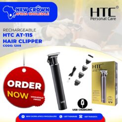 HTC AT-115 Cordless Electric Hair Clipper Rechargeable Trimmer Hair Cut Machine